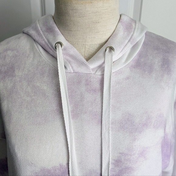 Rails Sweatshirt Pullover Hooded Cloud Tie Dye Cotton Modal Lavender M NWT - Picture 3 of 12